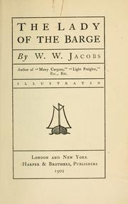 Cover of: The lady of the barge. by W. W. Jacobs