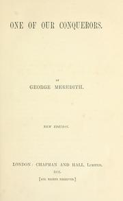Cover of: One of Our Conquerors. by George Meredith