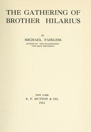Cover of: The gathering of Brother Hilarius