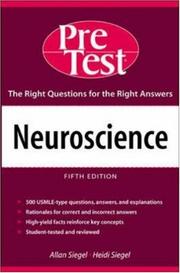 Cover of: Neuroscience: PreTest Self-Assessment & Review (Pre-Test Basic Science Series)