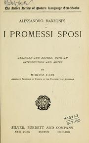 Cover of: I promessi sposi by Alessandro Manzoni