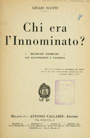 Cover of: Chi era l'Innominato?  Ricerche storiche.