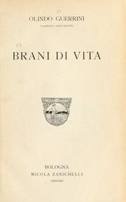 Cover of: Brani di vita