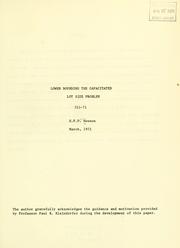 Cover of: Lower bounding the capacitated lot size problem by E. F. Peter Newson