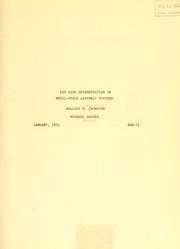 Lot size determination in multi-stage assembly systems by Wallace B. C. Crowston