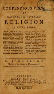Cover of: A compendious view of natural and revealed religion ...