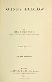Cover of: Johnny Ludlow by Mrs. Henry Wood