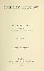 Cover of: Johnny Ludlow by Mrs. Henry Wood