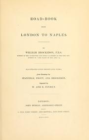 Cover of: Road-book from London to Naples