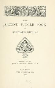 Cover of: The  second jungle book by Rudyard Kipling