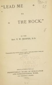 Cover of: Lead me to the rock