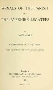 Cover of: Annals of the parish: and the Ayrshire legatees