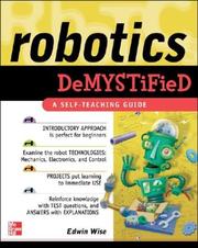 Cover of: Robotics Demystified by Edwin Wise