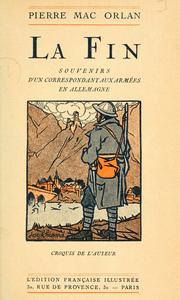 Cover of: fin: souvenirs d'un correspondant aux armées.  Croquis de l'auteur.