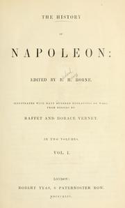 Cover of: history of Napoleon