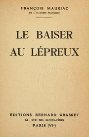 Cover of: Le baiser au lépreux: roman