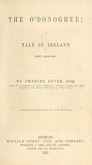 Cover of: The O'Donoghue by Charles James Lever