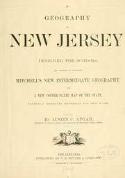 Cover of: A geography of New Jersey by Austin Craig Apgar