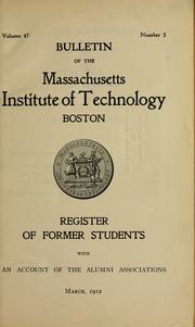 Cover of: Register of former students.