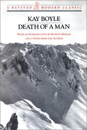 Cover of: Death of a man: a novel