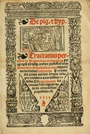 Cover of: De pig. & hypo.: Tractatus perutilis de pignoribus et hypotecis