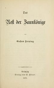 Cover of: Die Ahnen by Gustav Freytag