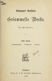 Cover of: Gesammelte Werke.