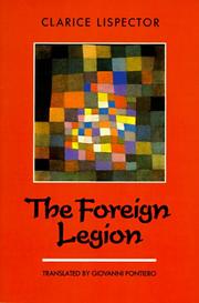 Cover of: The Foreign Legion by Clarice Lispector