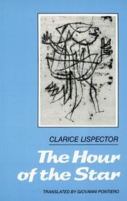 Cover of: The hour of the star by Clarice Lispector