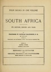 Cover of: South Africa by W. Douglas Mackenzie