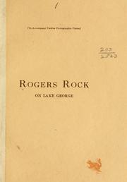 Cover of: Rogers Rock on Lake George. by 