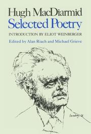 Cover of: Selected poetry by Hugh MacDiarmid