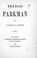 Cover of: P.A. de Gaspé et Francis Parkman