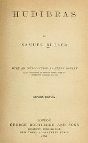 Cover of: Hudibras. by Samuel Butler