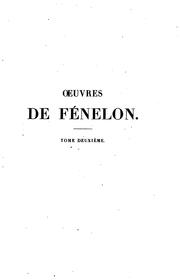 Cover of: Œuvres de Fénelon, archevêque de Cambrai