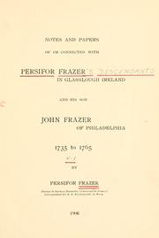 Cover of: [Persifor Frazer's descendants ... by Persifor Frazer