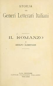 Cover of: romanzo