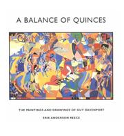 Cover of: A balance of quinces: the paintings and drawings of Guy Davenport