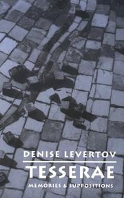 Cover of: Tesserae by Denise Levertov, Denise Levertov