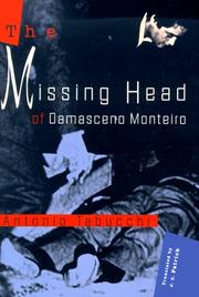 Cover of: The missing head of Damasceno Monteiro