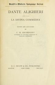 Cover of: La Divina commedia by Dante Alighieri