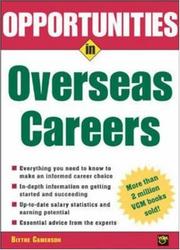 Cover of: Opportunities in Overseas Careers (Opportunities in)