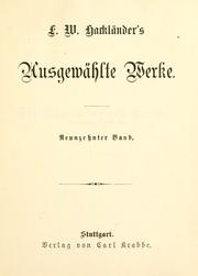 Cover of: Der Roman meines Lebens by F. W. Hackländer, F. W. Hackländer