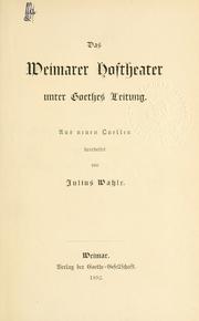 Cover of: Schriften. by Goethe-Gesellschaft (Weimar, Thuringia, Germany)