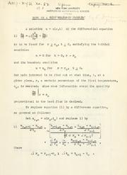 Cover of: Note on a heat transfer problem.