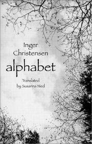 Cover of: Alphabet by Inger Christensen