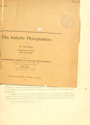 Cover of: Das indische Phytoplankton