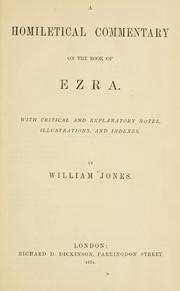 Cover of: A homiletical commentary on the book of Ezra