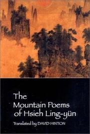 Cover of: The Mountain Poems of Hsieh Ling-Yun