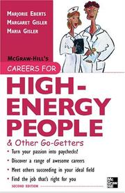 Cover of: Careers for High-Energy People & Other Go-Getters (Careers for You)